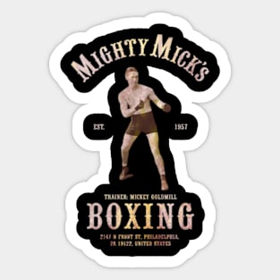 Mighty Mick's Boxing Sticker